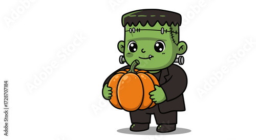 cartoon zombie halloween
