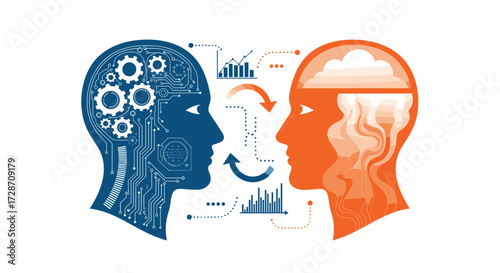 Exploring the intricate relationship between artificial intelligence and human cognitive processes for enhanced understanding and innovation.