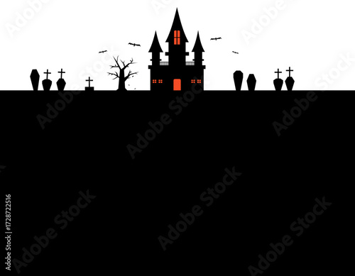 秋 ハロウィン イベント　フレーム背景　1