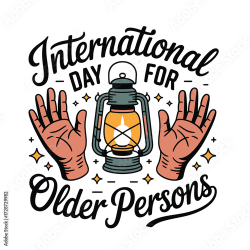 Symbolic Lantern Design for Older Persons Day Celebration