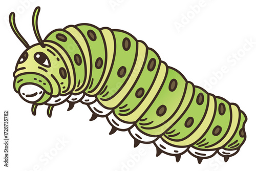 caterpillar on a leaf