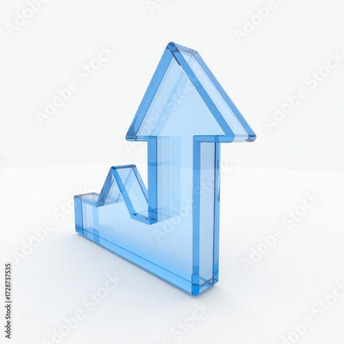 Growth strategy analysis business environment digital graph modern office motivational concept