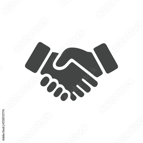 business handshake vector icon
