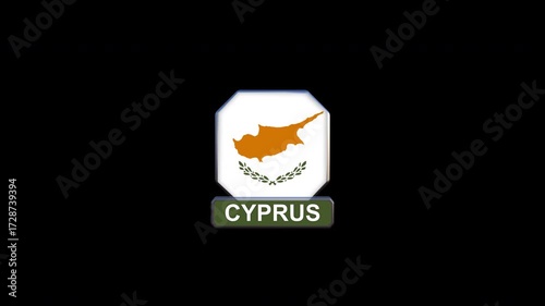 Cyprus Map Animation