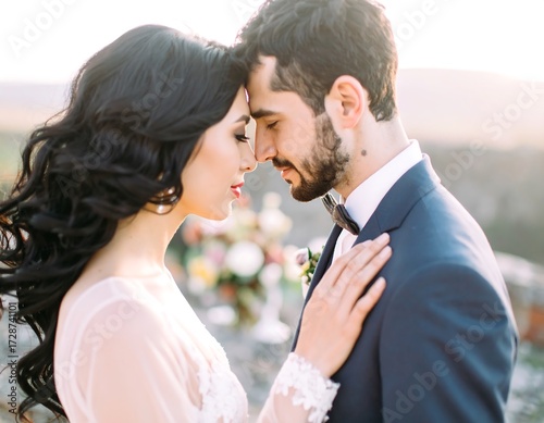 Couple in love, wedding portrait