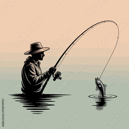 fishing on the lake