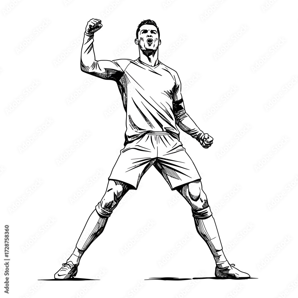 Naklejka premium Crouch and Roar