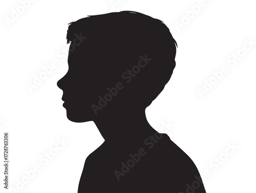 Modern cyberbullying prevention silhouette icon graphic design