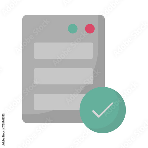 Data protection, Vector Icon which can easily modify or edit