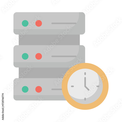 scheduled maintenance Vector Icon which can easily modify or edit