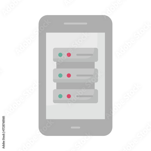 App database Vector Icon which can easily modify or edit