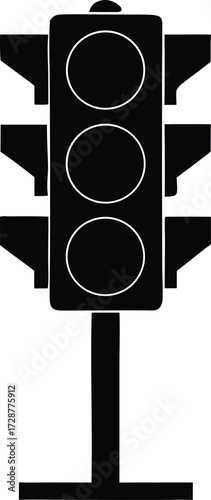 traffic light design, control symbol
