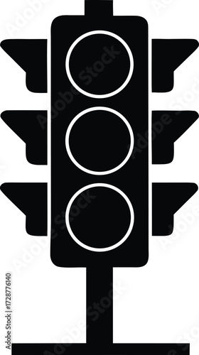 traffic light design, control symbol
