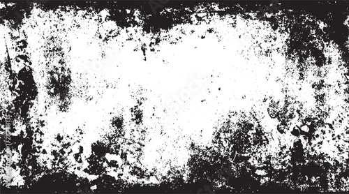 Abstract dust texture old damaged dirty grainy scratches on white   grainy texture isolated on transparent background. Distress overlay textured. Monochrome particles abstract texture.