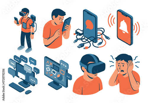 Digital age challenges and virtual reality impact on young adults