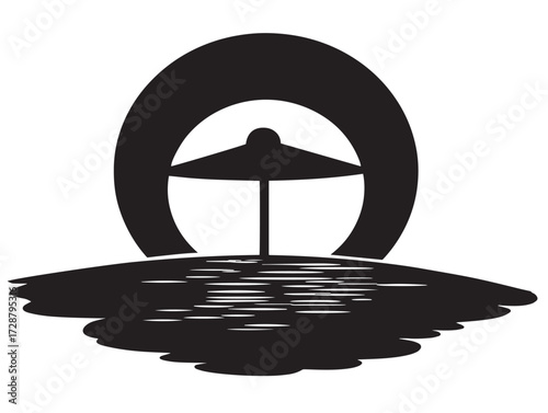 Holidays silhouette icon vector illustration solid black special occasion and break period
