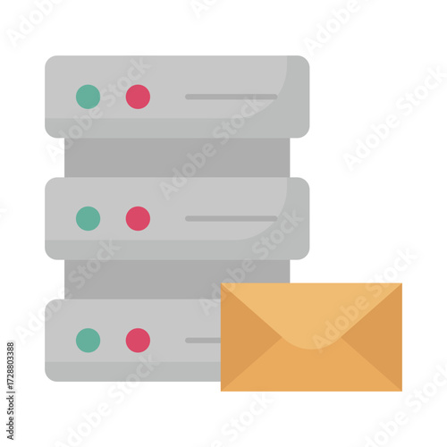 Email services Vector Icon which can easily modify or edit