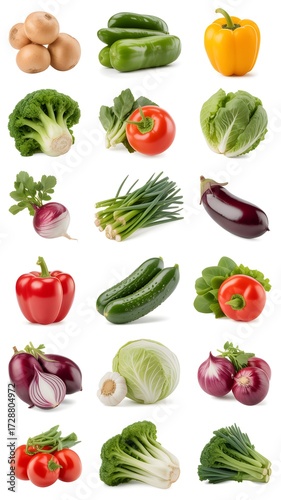 Vibrant collection of fresh, healthy vegetables bursting with color and flavor, perfect for culinary inspiration and wholesome living.