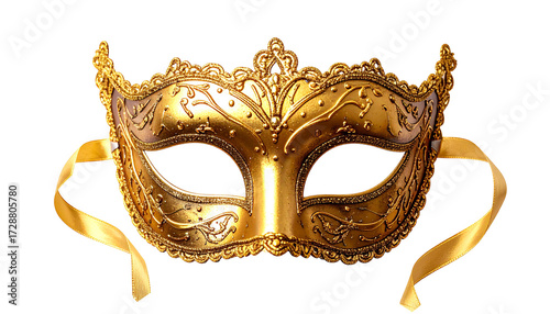 Ornate golden masquerade mask (1)