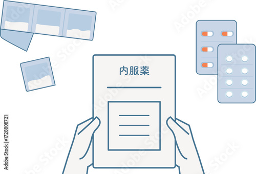 処方薬のイラスト