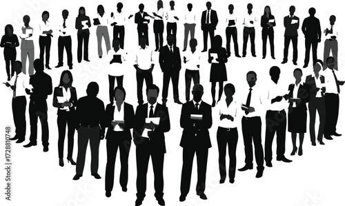 Diverse Business People Silhouettes CollectionDiverse Business People Silhouettes Collection