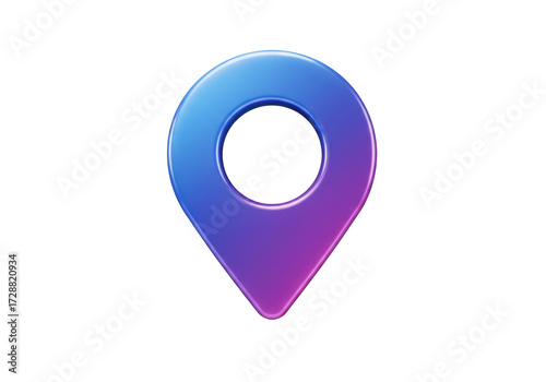 Free Download Isolated GPS location marker showing a point on a map with an icon indicating direction - GFXLoad