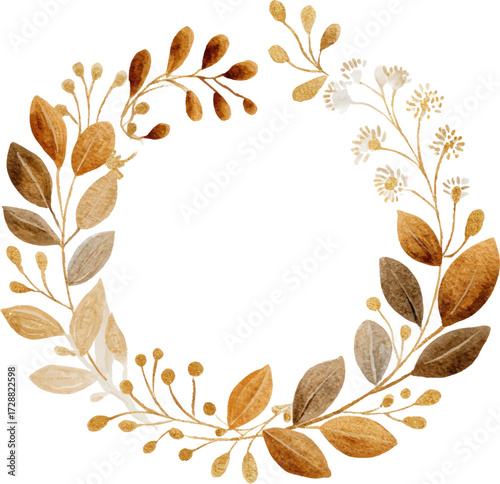 autumn frame with leaves