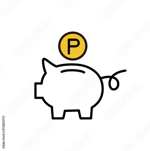 ポイントが貯まる,ポイントコインと豚の貯金箱