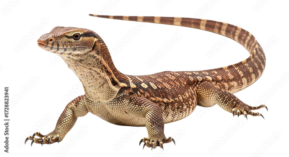 Naklejka premium Ackie Monitor with transparent png background