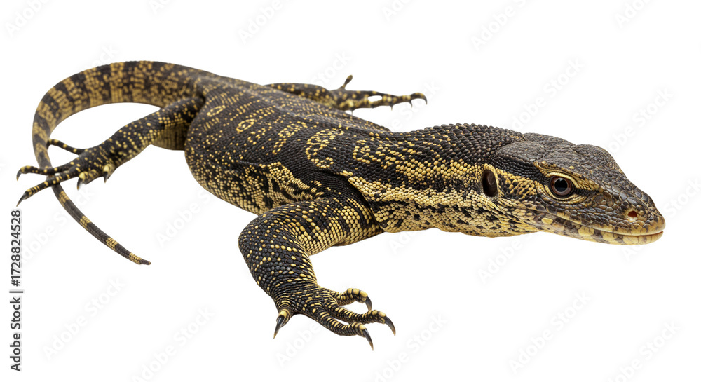 Naklejka premium Ackie Monitor with transparent png background