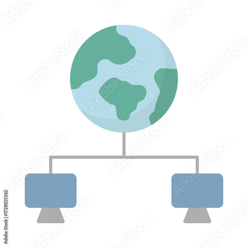network communication  Vector Icon which can easily modify or edit