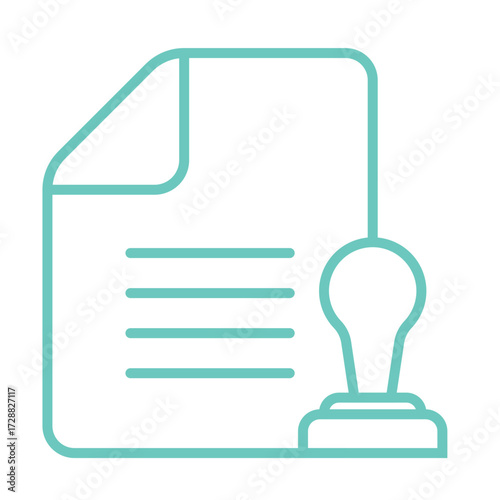 NotaryStamp icon design