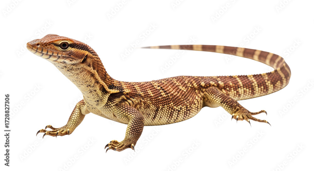 Naklejka premium Ackie Monitor with transparent png background