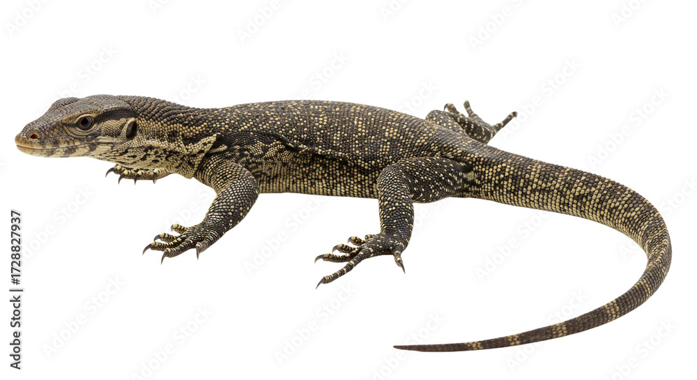 Naklejka premium Ackie Monitor with transparent png background