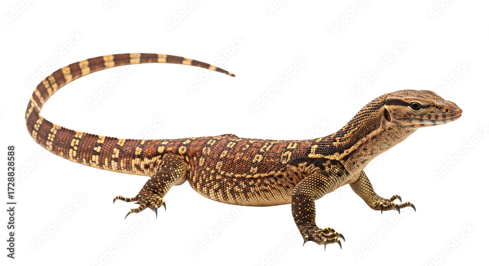 Fototapeta premium Ackie Monitor with transparent png background