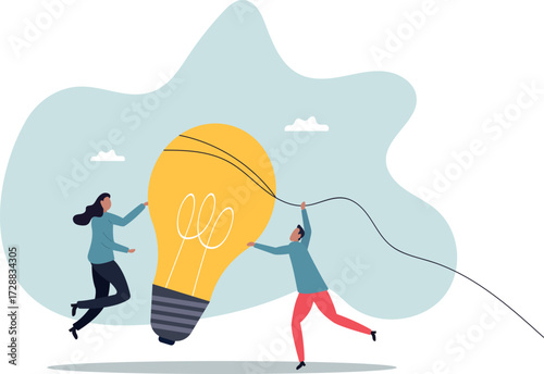 Brainstorming for new idea, teamwork collaboration for business development,about a man and his life.