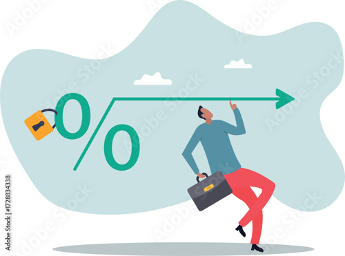 Fixed interest rate, mortgage or loan, fixed cost or constant price, banking or financial return rate.about a man and his life.