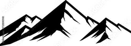 "Forest and Peaks Silhouette"
