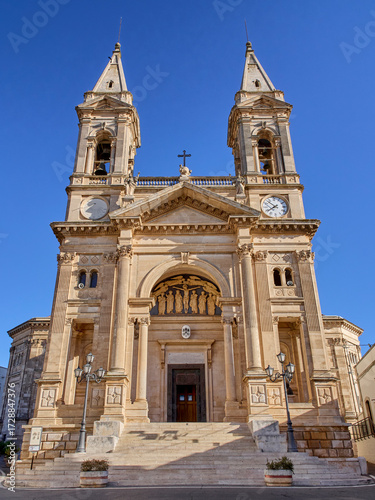 Basilica of Saints Cosmas and Damian, church in Alberobello, Puglia, Italy, Europe