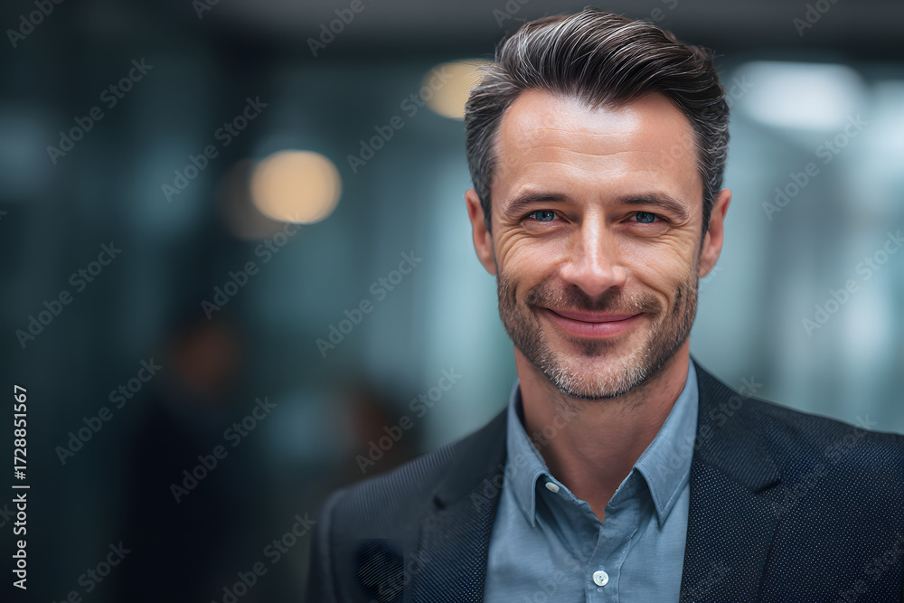 Fototapeta premium portrait of a handsome businessman