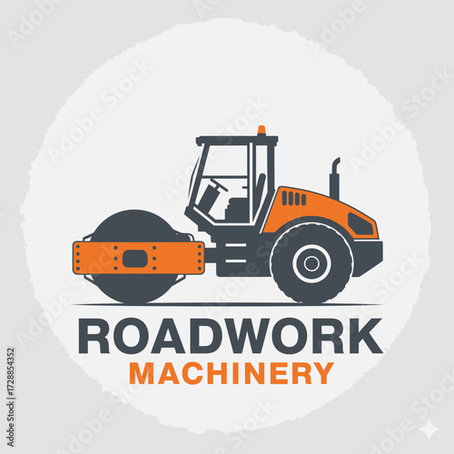 compactor machine equipment construction work road industry 