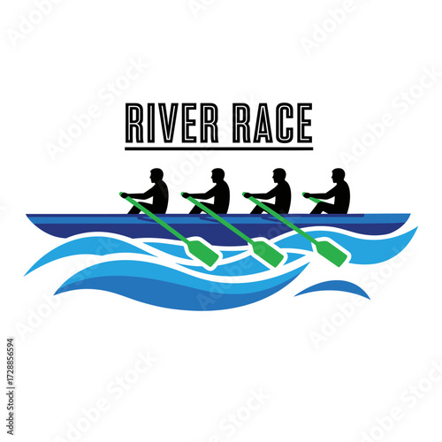 sport rowing river boat competition water team teamwork