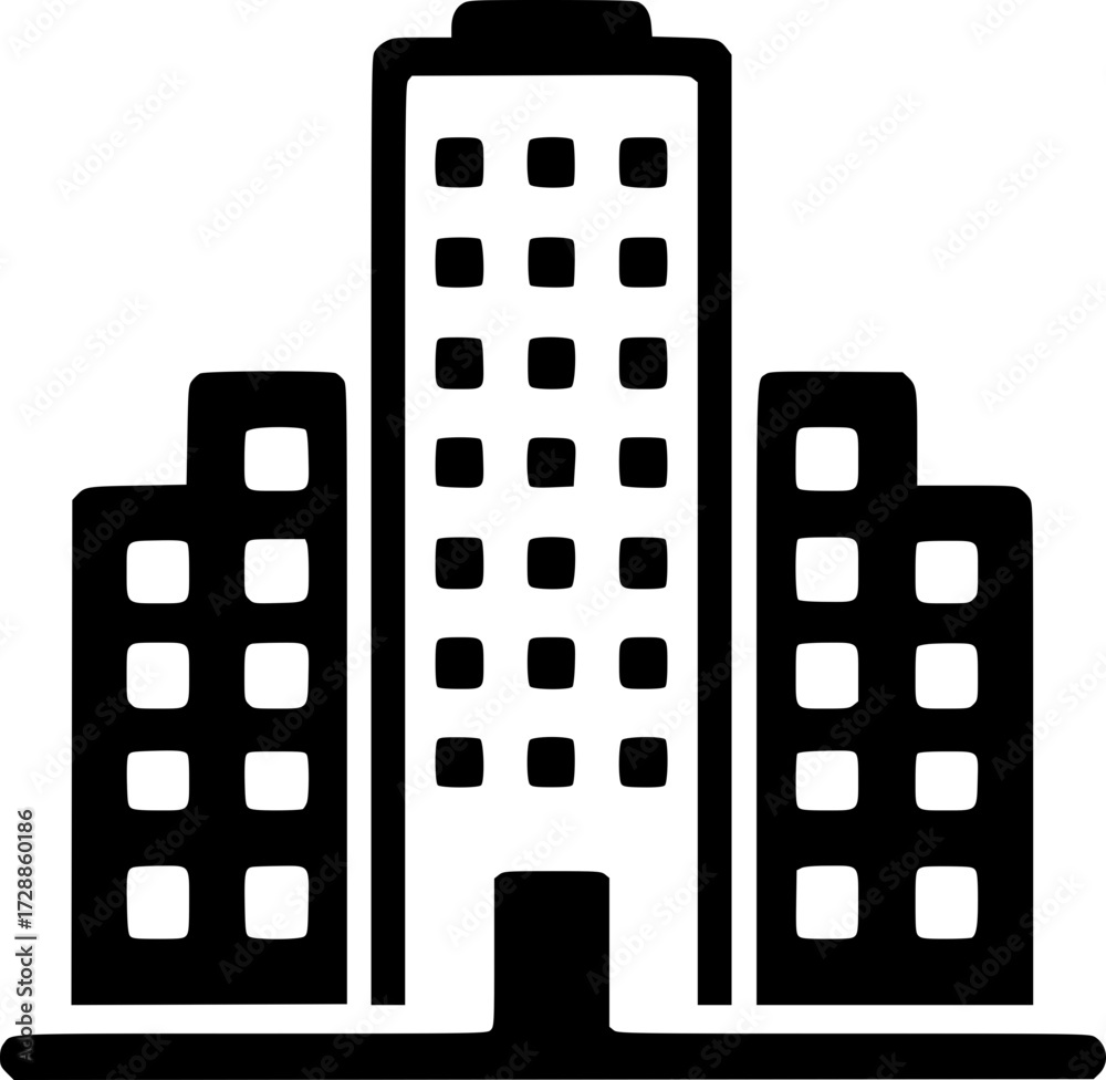 Obraz premium Building, Office, Architecture Icon