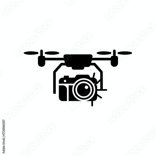 Professional drone capturing stunning aerial views with integrated camera technology for dynamic photography and videography projects