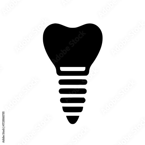 Dental Implant, Tooth, Dentistry Icon