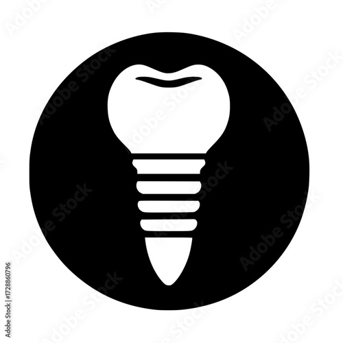 Dental Implant, Tooth, Dentistry Icon