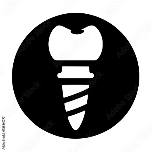 Dental Implant, Tooth, Dentistry Icon