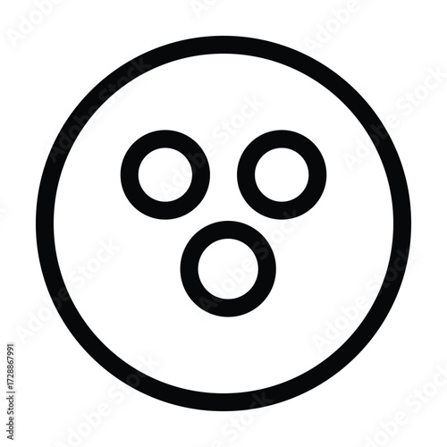 bowling ball and pin icon