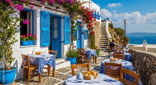 Charming Greek Taverna with a Beautiful Sea View.