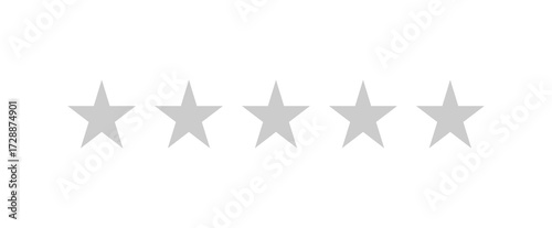 golden star icon. 0 out of 5 gold star rating